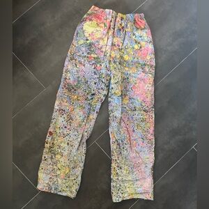 Lefty psychedelic marbled pants XS